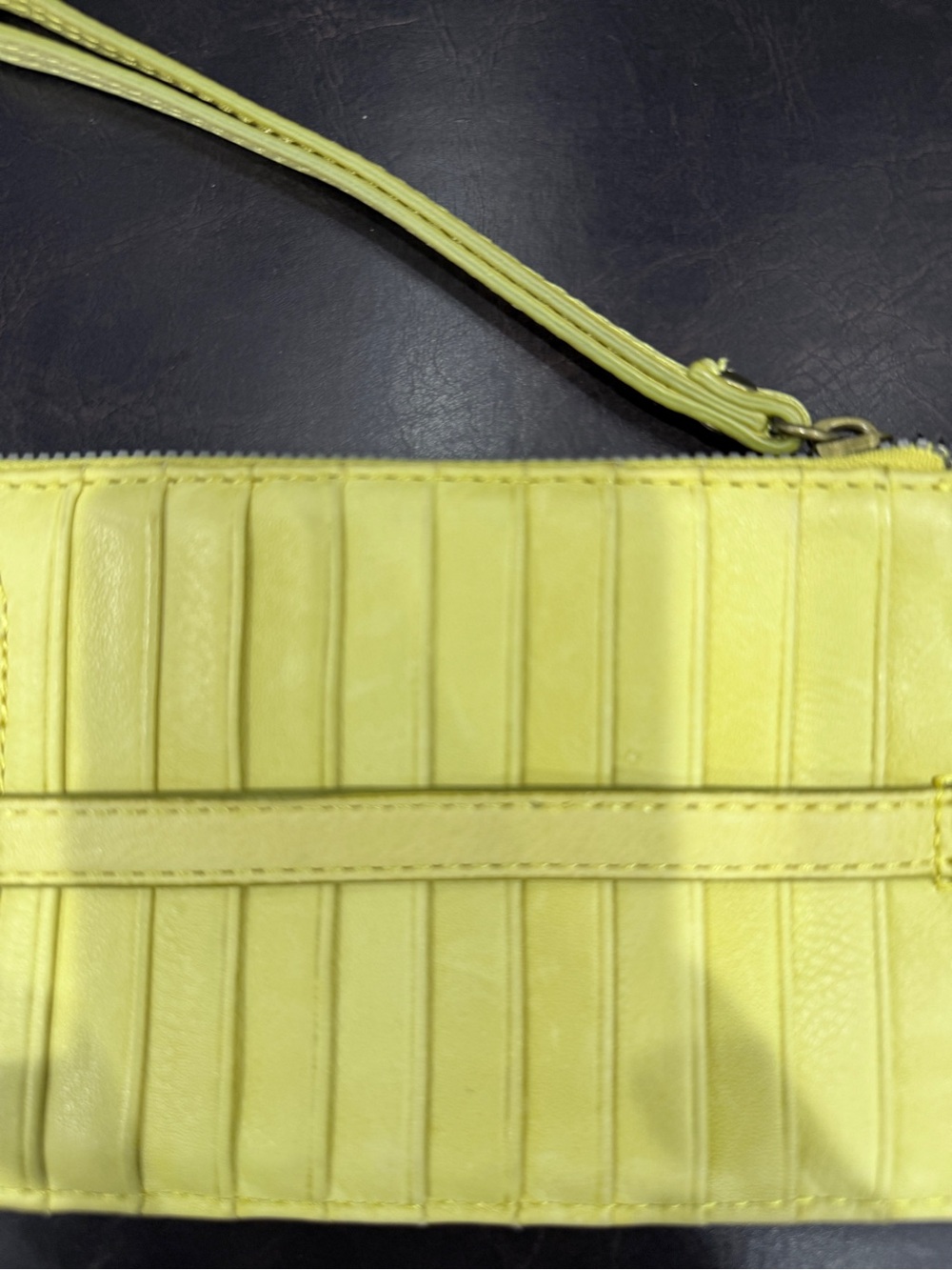 American Leather Co. Citrus YellowLeather Accessory - Picture 3 of 12